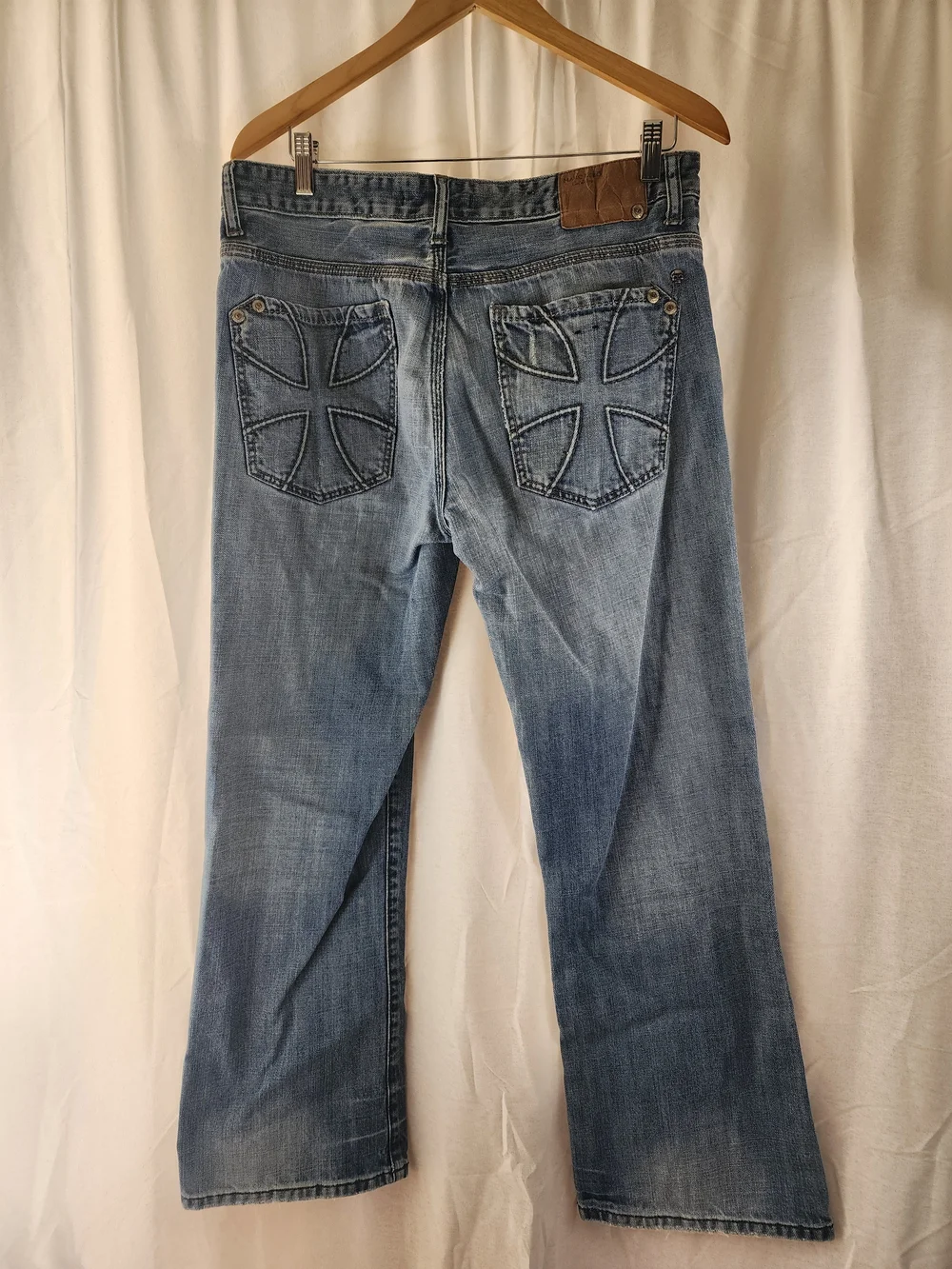 Marc Ecko Blue Bootcut Jeans Men's W34 L30 y2k